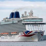 P&O's Britannia is docked in Southampton today