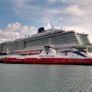 Iona cruise ship in Southampton