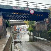 Flooding in Southampton from previous storms - Storm Bert is set to hit the city this weekend.