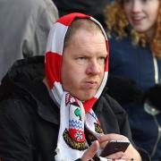 Fans during the Championship match between Southampton and Cardiff City at St Mary's Stadium. Photo by Stuart Martin.