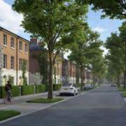 CGI of a typical street in Welborne. Picture Buckland Development/Fareham Borough Council