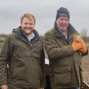 Clarkson's Farm stars Kaleb Cooper and Jeremy Clarkson