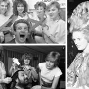 Hairdressing montage.