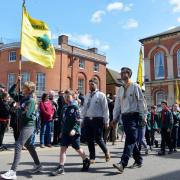 Romsey St George's Day parade