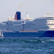 Cunard's Queen Anne is among the 10 cruise ships sailing into Southampton this weekend