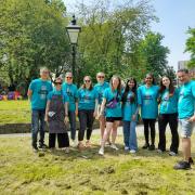 Volunteers at Saints In The City Day