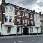 The Dolphin Hotel in High Street, Southampton. Picture: LDRS