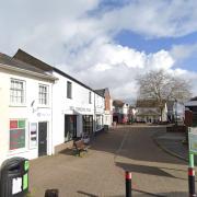 Two teenage boys have been arrested after windows and properties were damaged in Hythe