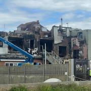 Shocking photos show the ongoing demolition of the Osborne View pub in Hill Head after a fire earlier this year