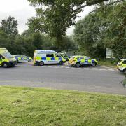 Emergency services descend on Testwood Lakes