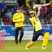 Benny Howell finished the match for Hampshire Hawks