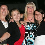 L-r, Debbie Staddon, Lisa Hughes, Joanne Bath and Kayleigh Phillips, re-opening night of The Ship Inn, Redbridge