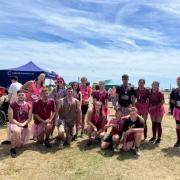 Gosport Fire Cadets at the 5k Race for Life