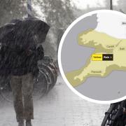 Southampton and much of the South West of England will be impacted by heavy rain from July 8-9