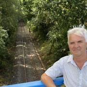 Cllr David Harrison is waiting to learn if the new Labour government will approve plans to reopen a rail route