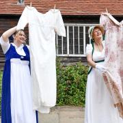 Fans of Jane Austen took a step back in time and showcased their best Regency outfits in Chawton, Hampshire