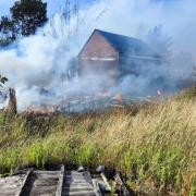 Caravans destroyed in Titchfield blaze