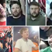 Police are still looking to speak to these individuals from the match