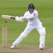 Hampshire's Toby Albert played his part in the fixture