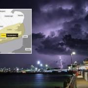 Another weather warning issued as thunderstorms set to hit Southampton