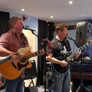 The gig at Romsey Football Club