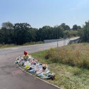 Floral tributes have been paid to the motorcyclist in his 20s