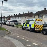 Police in Pennine Road