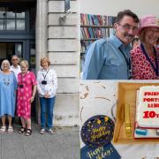 Friends of Portswood Library celebrating their tenth birthday