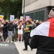 Protesters met in Southampton last night