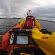 File photo of RNLI Enniskillen on a call-out.