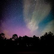 Alice Harding captured the Northern Lights in the New Forest on Monday evening