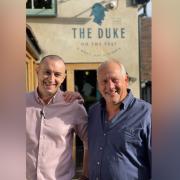 John Ellis and Simon Slater at The Duke on The Test