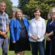 Mark Gray, PCC Donna Jones, Nicky Wilsenham, and  Marsh