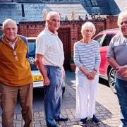 From left: David Quekett, Douglas Weeks, Pauline Baker and Geoff Hancock