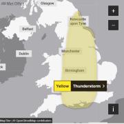 Thunderstorm warning covers the Isle of Wight