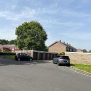 The garage complex in West Wellow