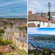 Lymington, Winchester and Overton were ranked as some of the best places to live in Hampshire and the Isle of Wight