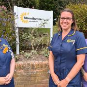 Mountbatten nurses Sue Bell, Louise Dickety and Katie Chant