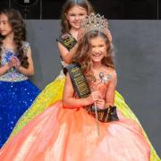 8-year-old Maia from Hedge End at the Diamond UK Beauty Pageant