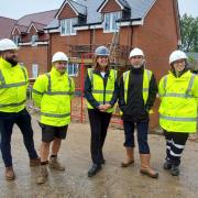 Caroline Nokes visited the new VIVID development in Cupernham Lane