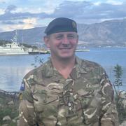 Commanding Officer of Marchwood's 17 Port & Maritime Regiment Terry Wilcox spoke to the Echo in Albania