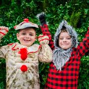 Children dressed up at Dobbies’ Little Scare-lings event