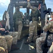 The Daily Echo takes a ride with the British Army in a Combat Support Vehicle travelling from the Ro-Ro vessel back to shore