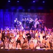 The cast of Centrestage Productions Youth Theatre's Les Miserables