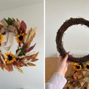 Have you ever made your own autumn wreath?