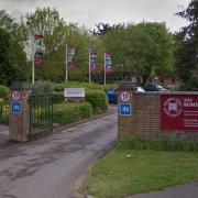 The gates of The Romsey School