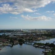 Drone pictures at Cobden Bridge