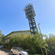 The comms tower which is set to be knocked down. Picture: Google Maps