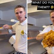 The chip shop manager has amassed more than two million views