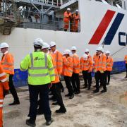 Students boarding Cemex Go